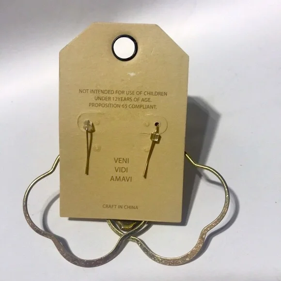 NEW Bracelet and Earring Set by e’lan - Matte Gold - Picture 8 of 8